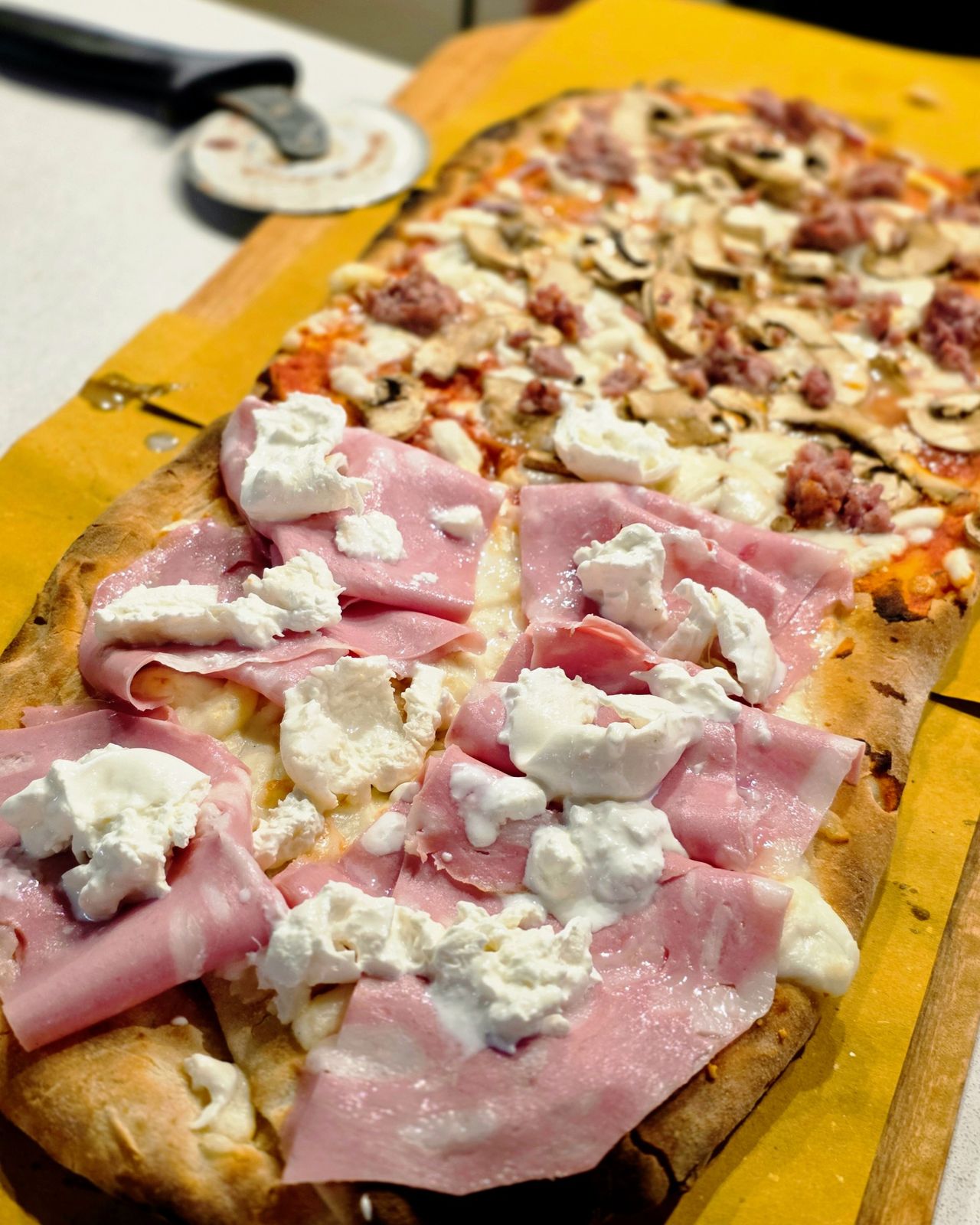 Pizza y pinsa